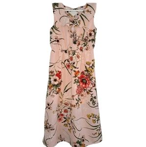 NEW Hearts by Monteau Girls Pink Floral Ruffle Dress Size 4